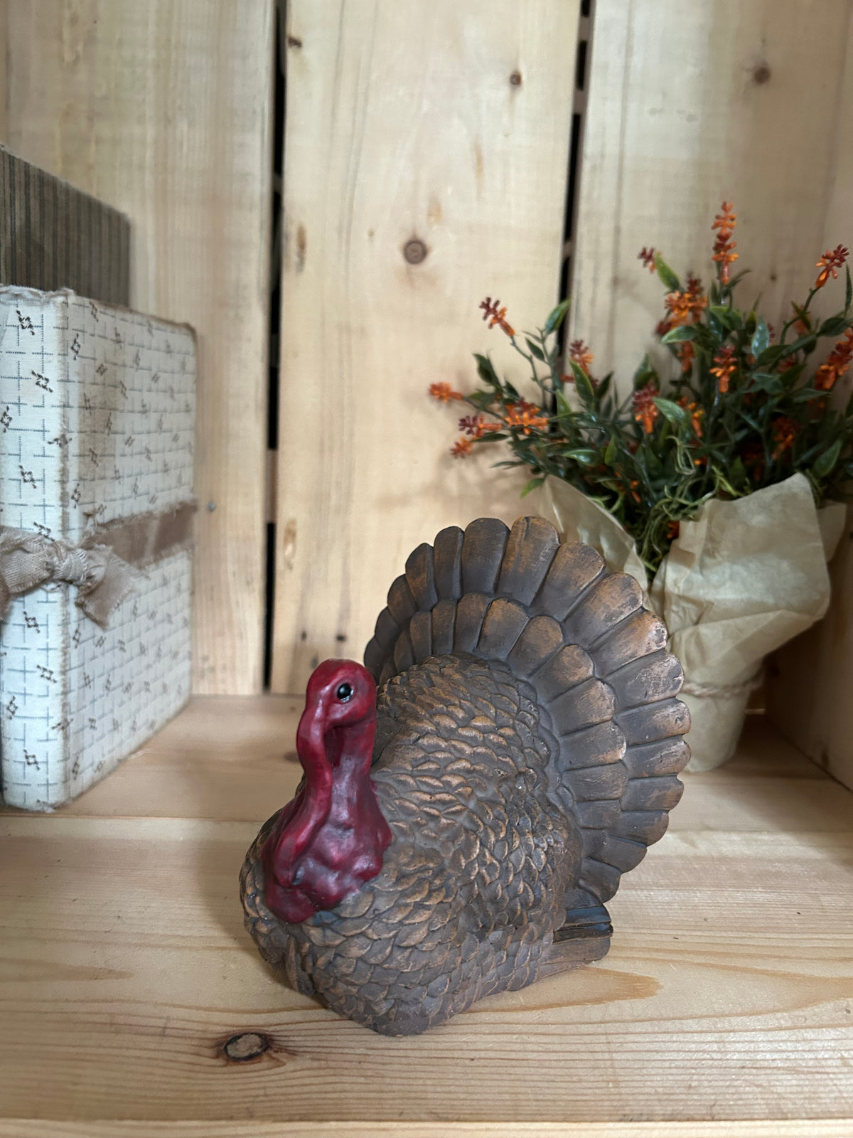 Antique Vintage Looking Turkey Figurine
