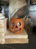 5" JACK-O-LANTERN CANDY CONTAINER W/ HANDLE