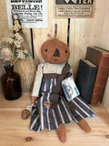 Primitive Harvest Pumpkin Doll~