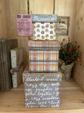 Primitive Autumn Shaker Boxes~