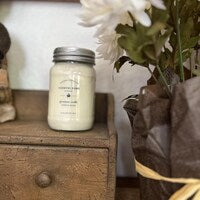 Country Home 16 oz. Farmhouse Mason Jar Soy Candle~