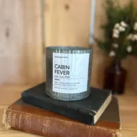 Cabin Fever Wood Wick 10 oz. Soy Candle~