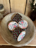 6 Ft Vintage Farmhouse Metallic Beaded Garland~